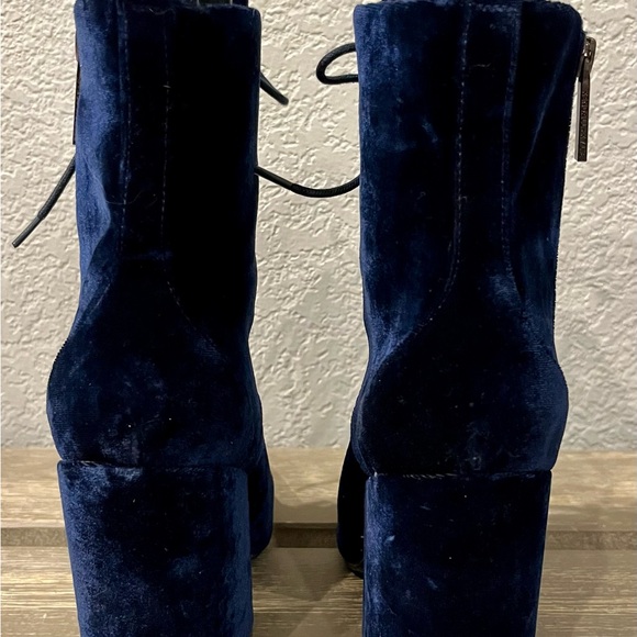 Kendall and Kylie Navy boots sz 6.5 - Picture 6 of 10